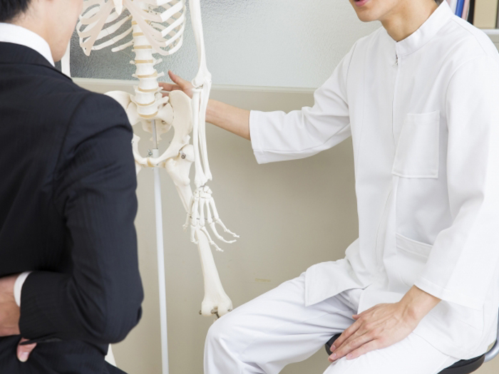 施術後、ご説明を行います